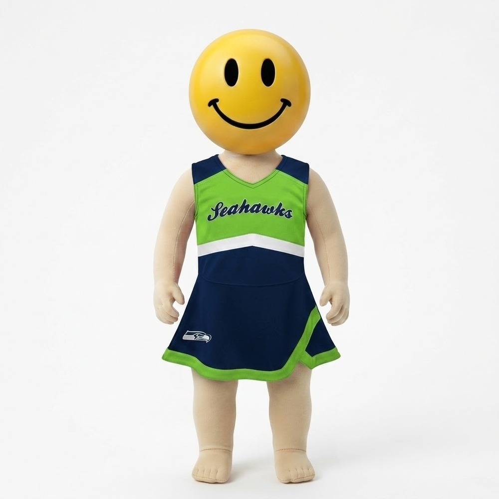 NFL Seattle Seahawks Cheerleader Set Toddler 2T Blue Green 9K1T1CC00-SEA *NEW*